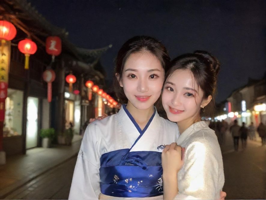 现代桑拿会所夜景,霓虹光影勾勒放松氛围