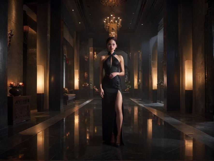 马场水疗大堂，尽显奢华气派