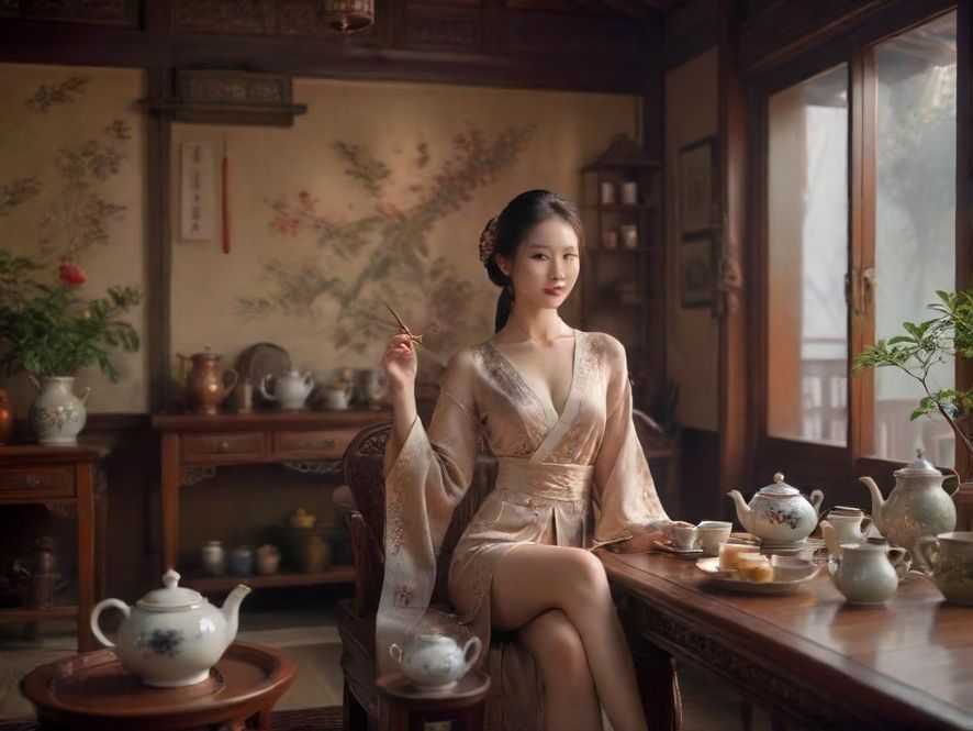 品茶会所雅致茶具