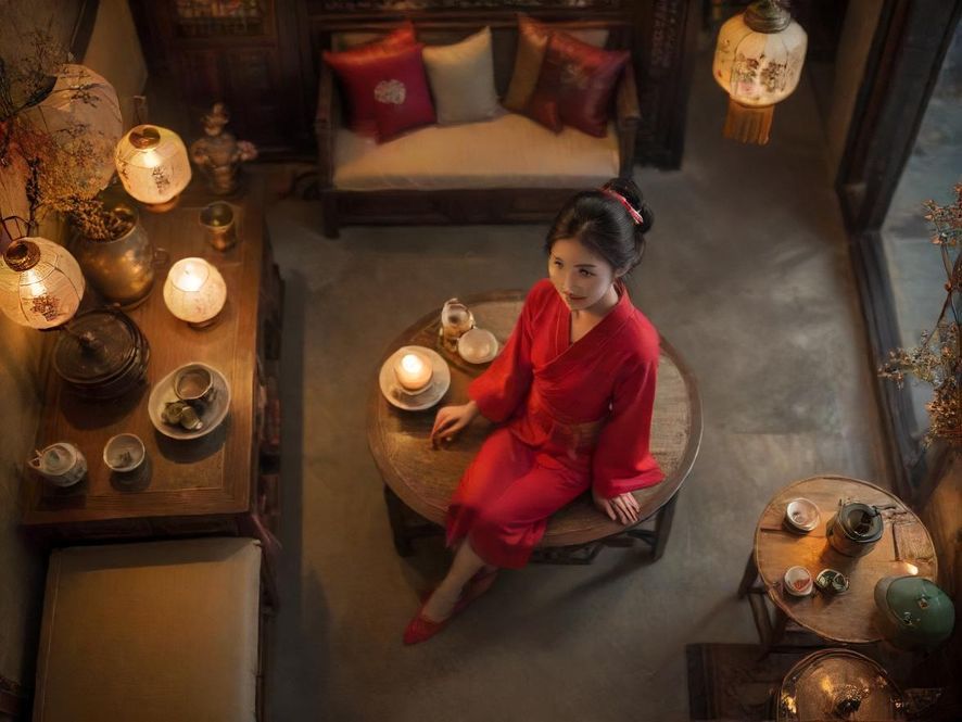 广州天河品茶工作室室内环境展示