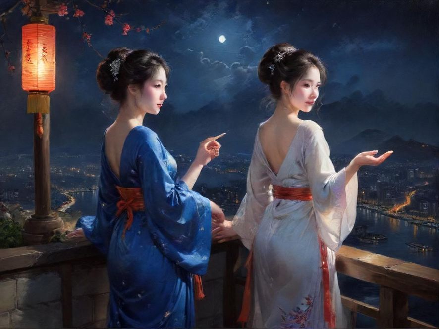 广州某休闲会所夜景