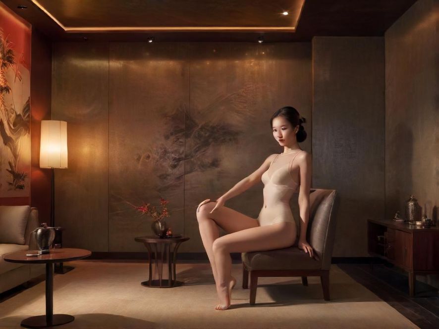 深圳福田会所95茶艺休息区