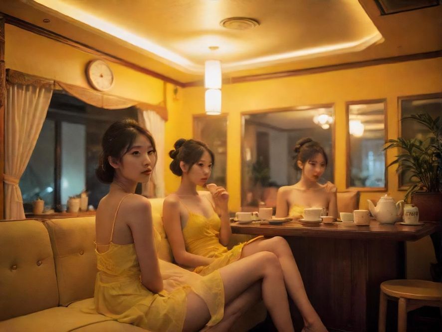 深圳休闲茶室放松场景