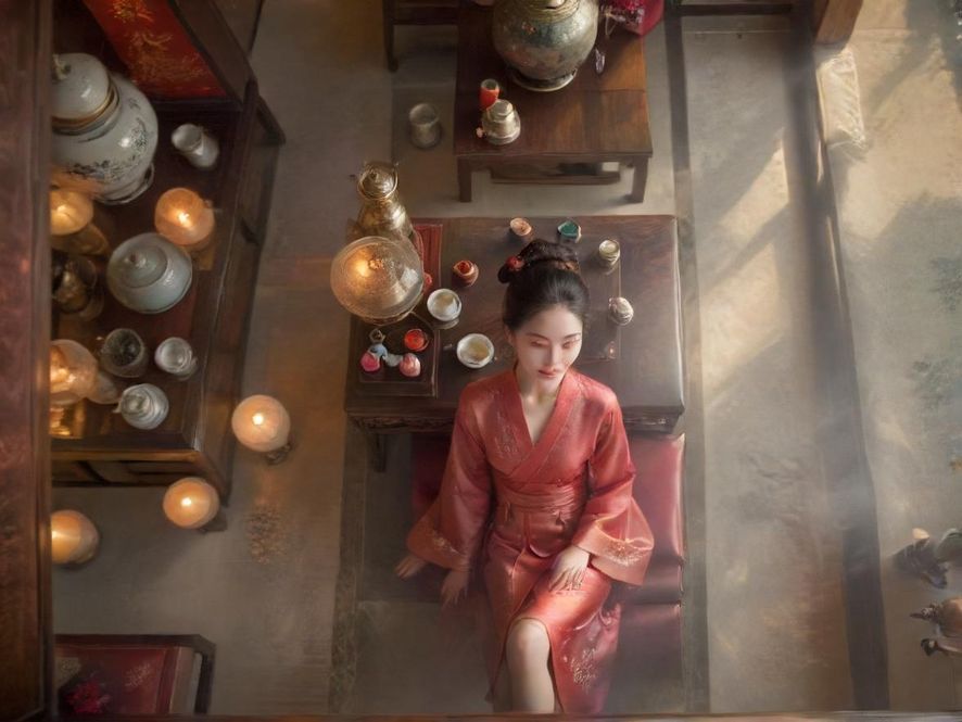 高端喝茶会所内部环境展示