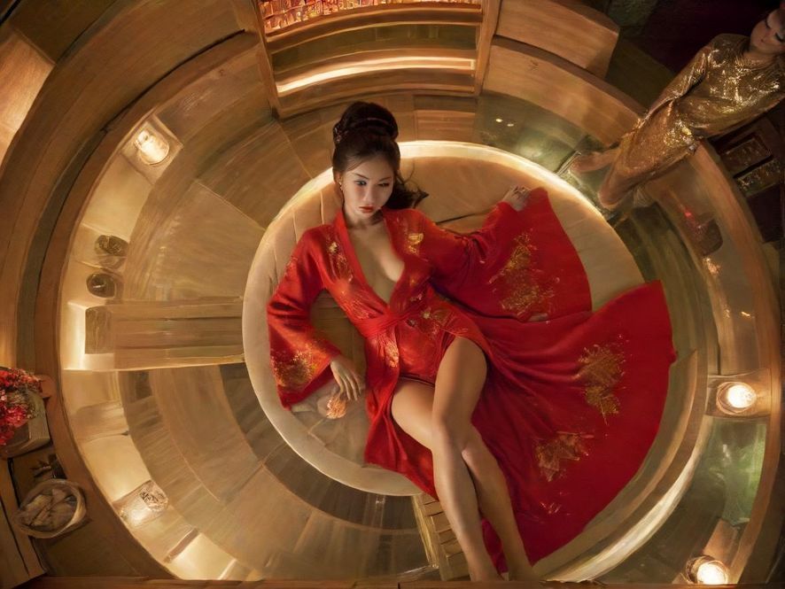 深圳高端会所休息区实景