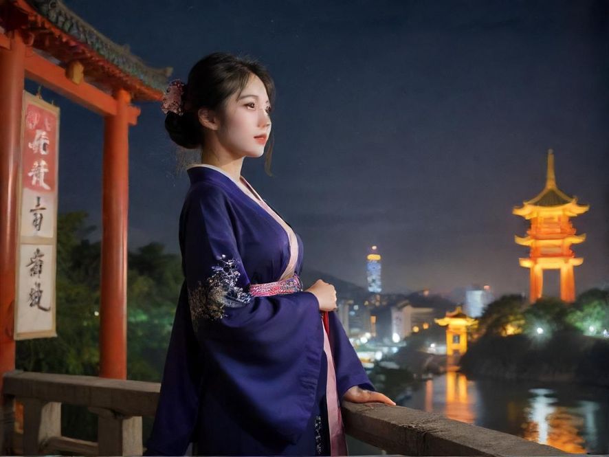 深圳某休闲会所夜景入口