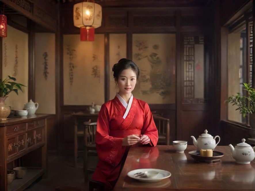 广州隐藏茶社内景