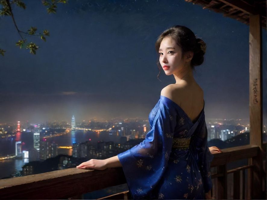 广州天河夜晚街景,暗示隐藏的休闲场所入口