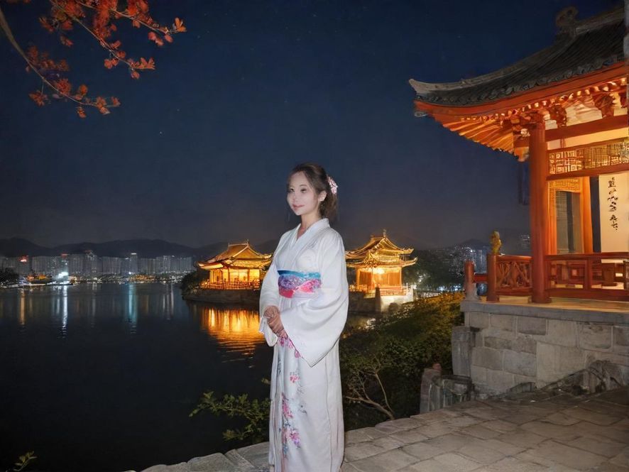 深圳夜场会所夜景外观