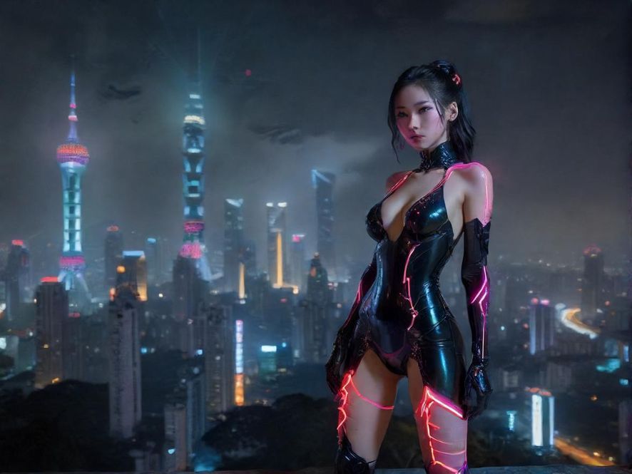 广州夜景繁华景象