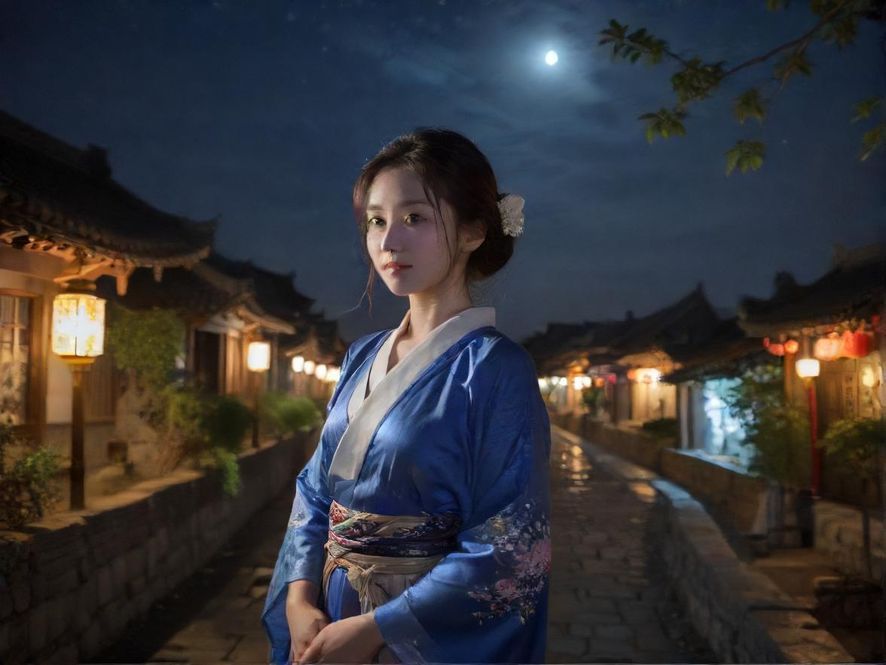 高端油压会所夜景