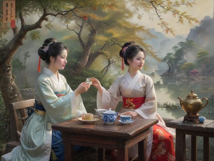 深圳高端茶室茶艺表演场景