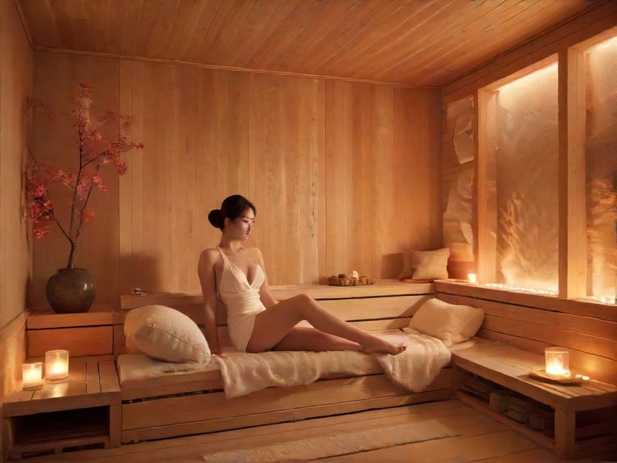 桑拿会所休息区