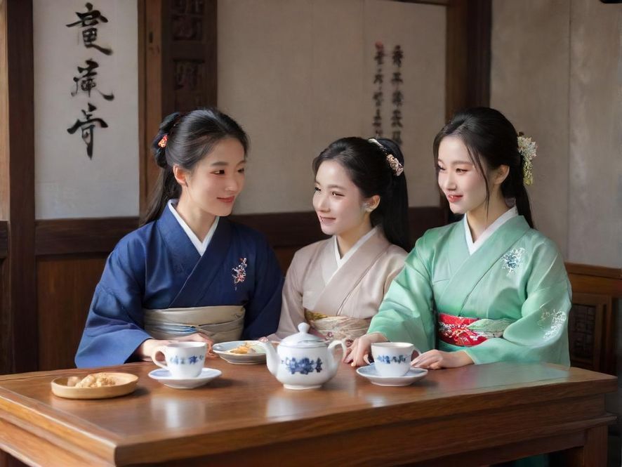 广州隐藏茶社内部氛围展示