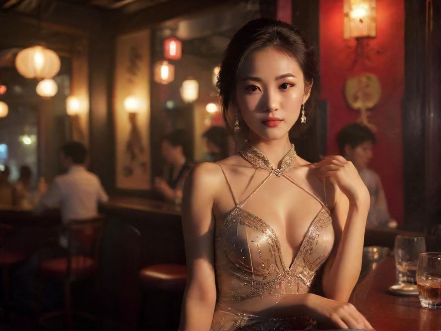 番禺夜场会所内部氛围