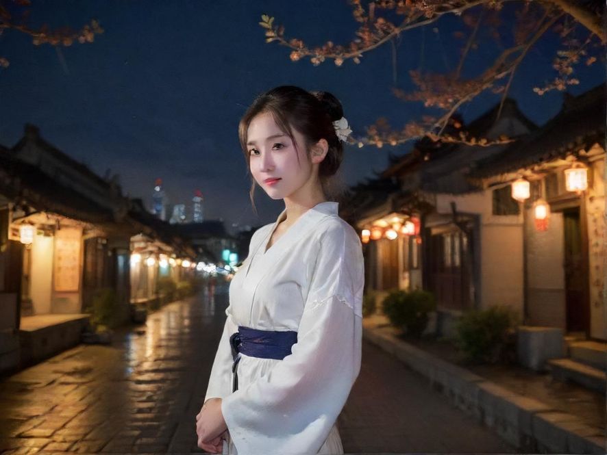 城市夜场会所霓虹灯光夜景图