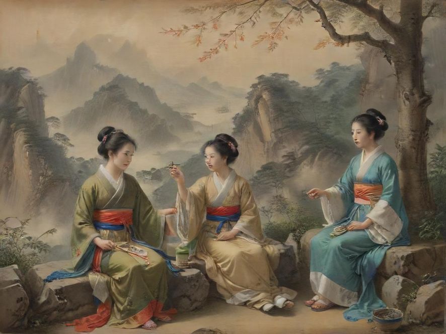 深圳坪山会所茶艺表演现场