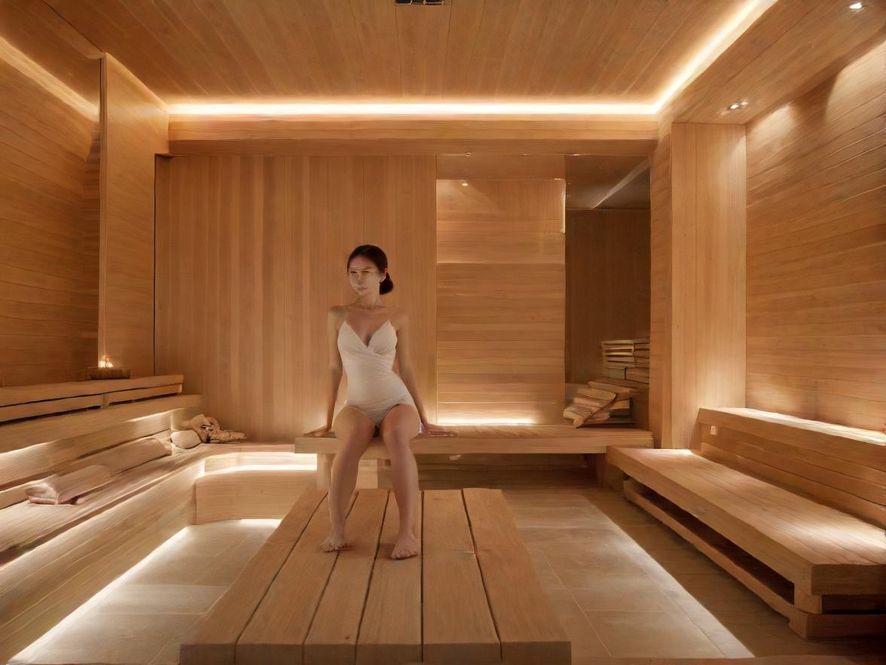 广州高端桑拿会所休息区实景