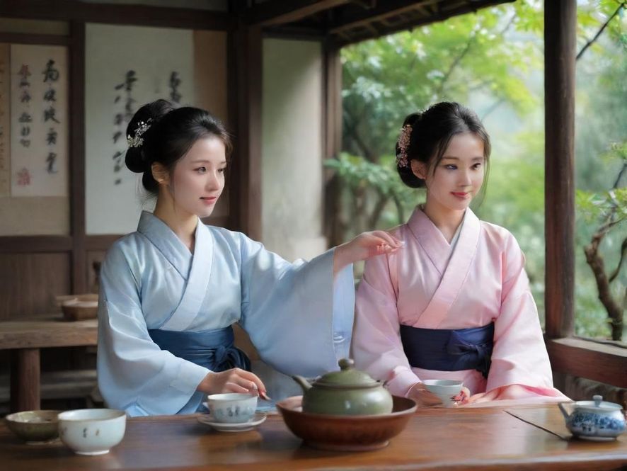 舒适茶室内部环境