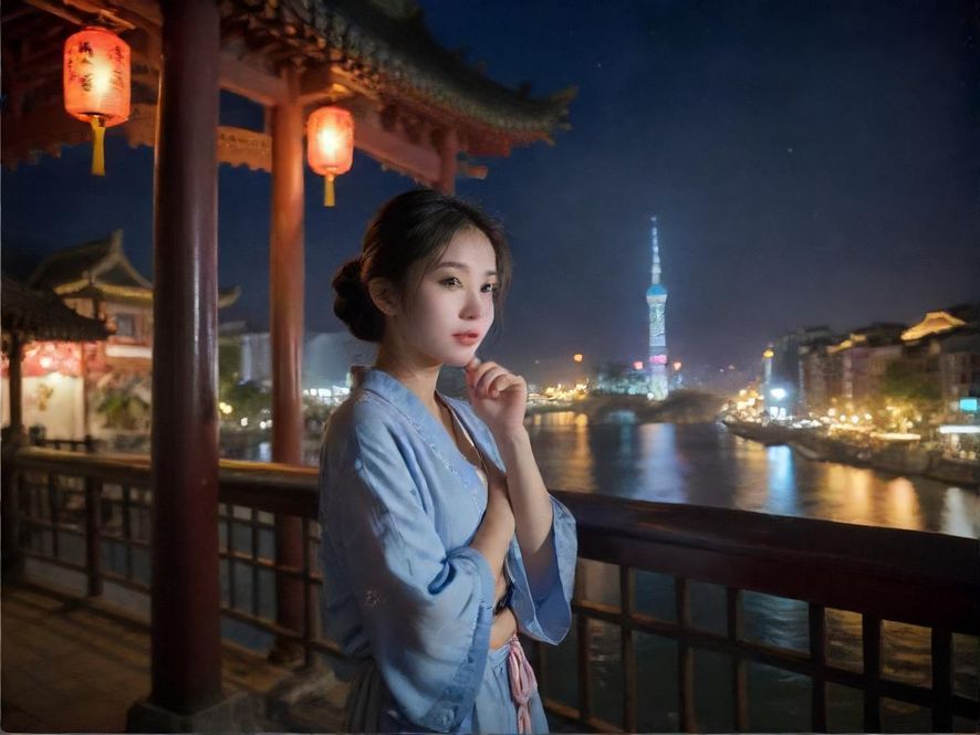 深圳某高端会所入口夜景