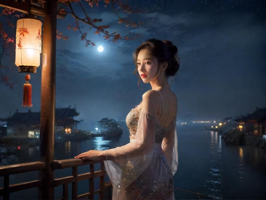 上海夜场浴场隐藏街巷夜景