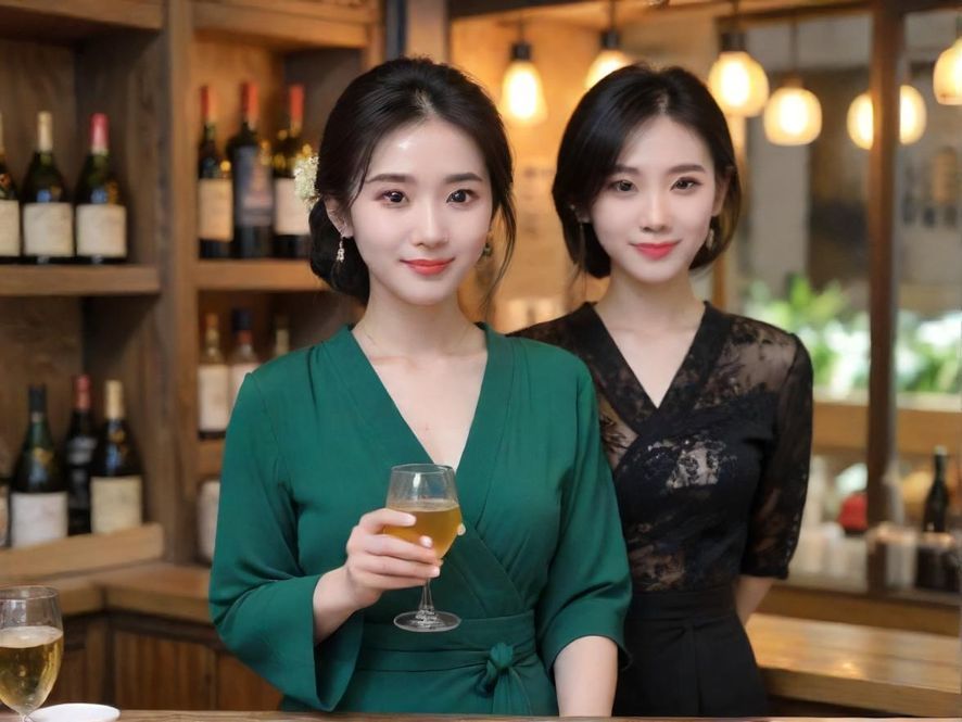 一个00后女孩在充满青春气息的酒店房间里放松,享受私人时光