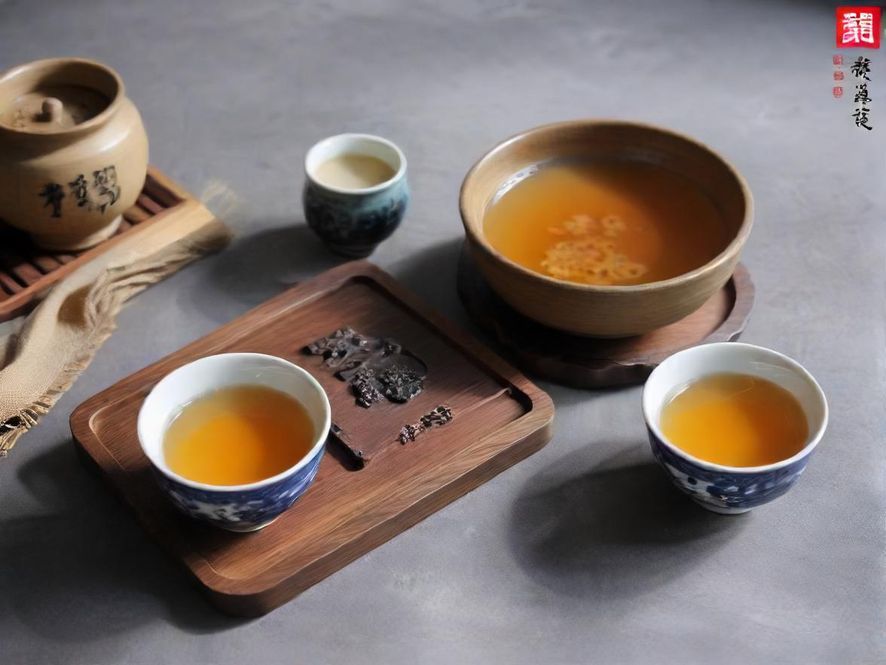 一只手轻轻拿起一个精致的茶杯,特写镜头,背景是现代风格的品茶空间,光线柔和