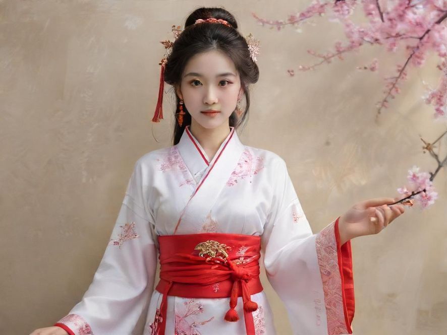 一位女性在典雅养生馆中享受专业按摩服务,侧面视角展现宁静放松的氛围