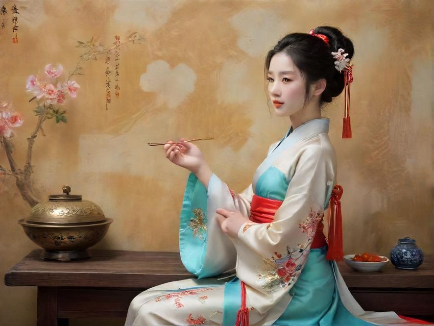 一位女士在龙凤楼论坛推荐的隐秘咖啡馆品尝特调饮品