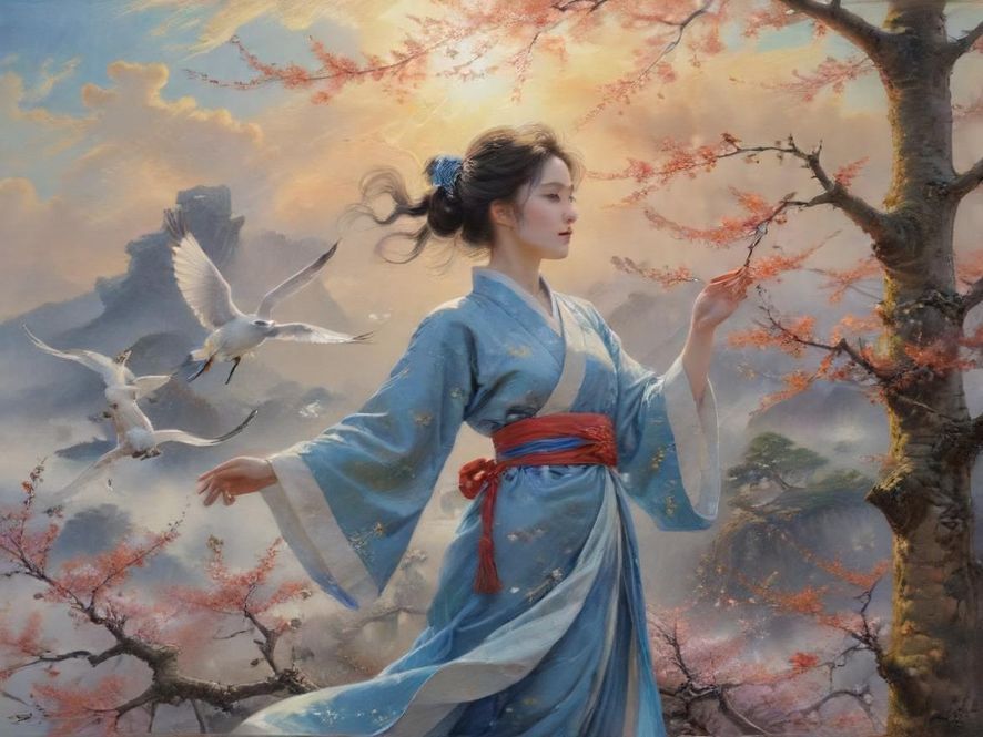 一位面带微笑的优雅女性,正在以专注而温柔的姿态提供服务,背景是模糊而宁静的私密空间。