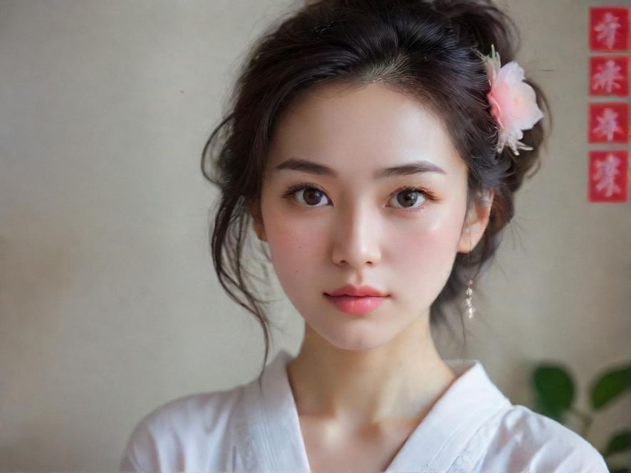 一位女性用户在电脑屏幕前沉思,屏幕上反射出柔和的梦幻光影,营造出一种探索和期待的氛围。