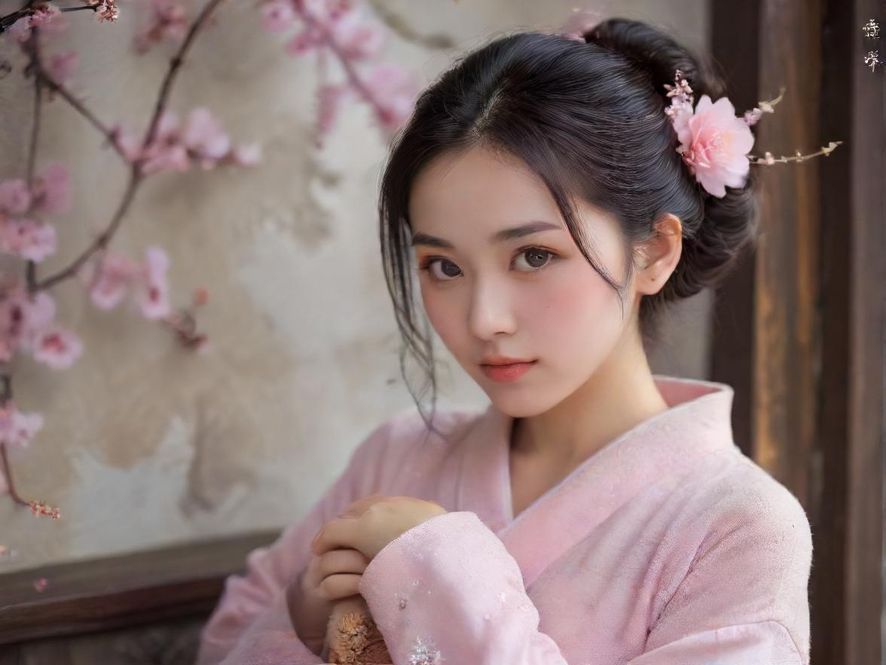 一位面带微笑、表情放松的女子，在暖色调灯光下的舒适沙发上享受宁静时刻。