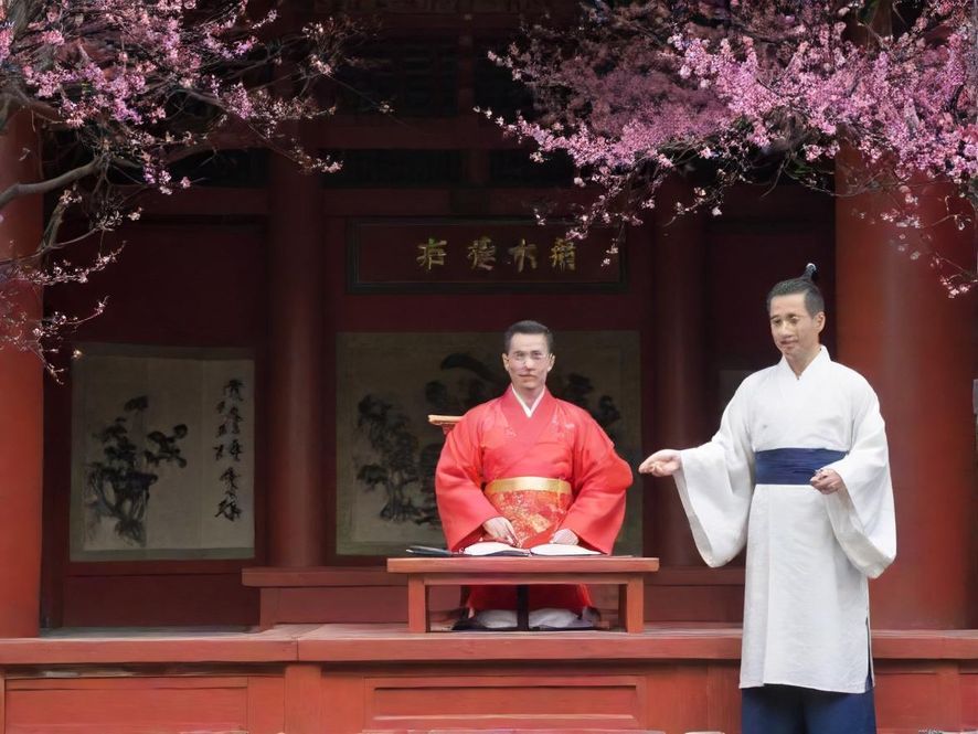 一群兴奋的粉丝手持周深演唱会门票,在演唱会入口处排队,脸上洋溢着期待的笑容